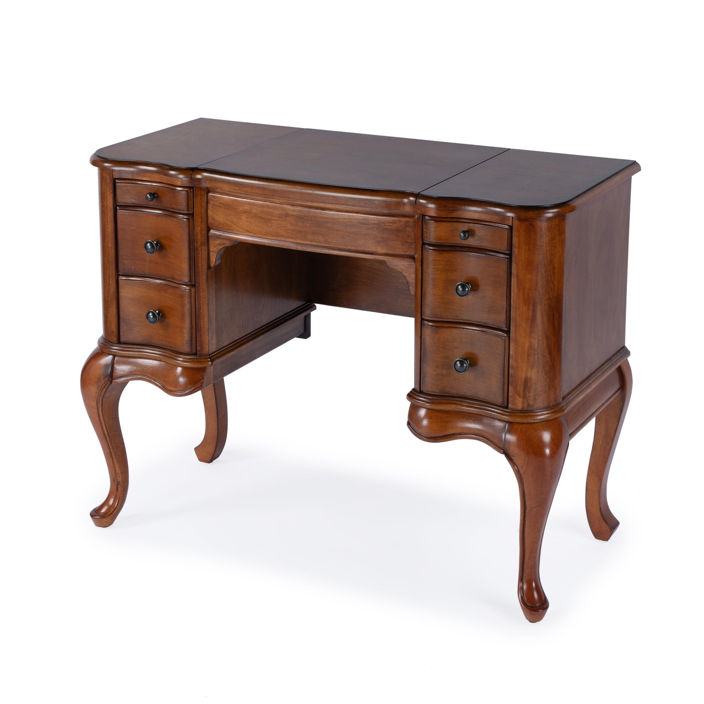 Charlotte Vanity Desk with Storage in Brown 0735101