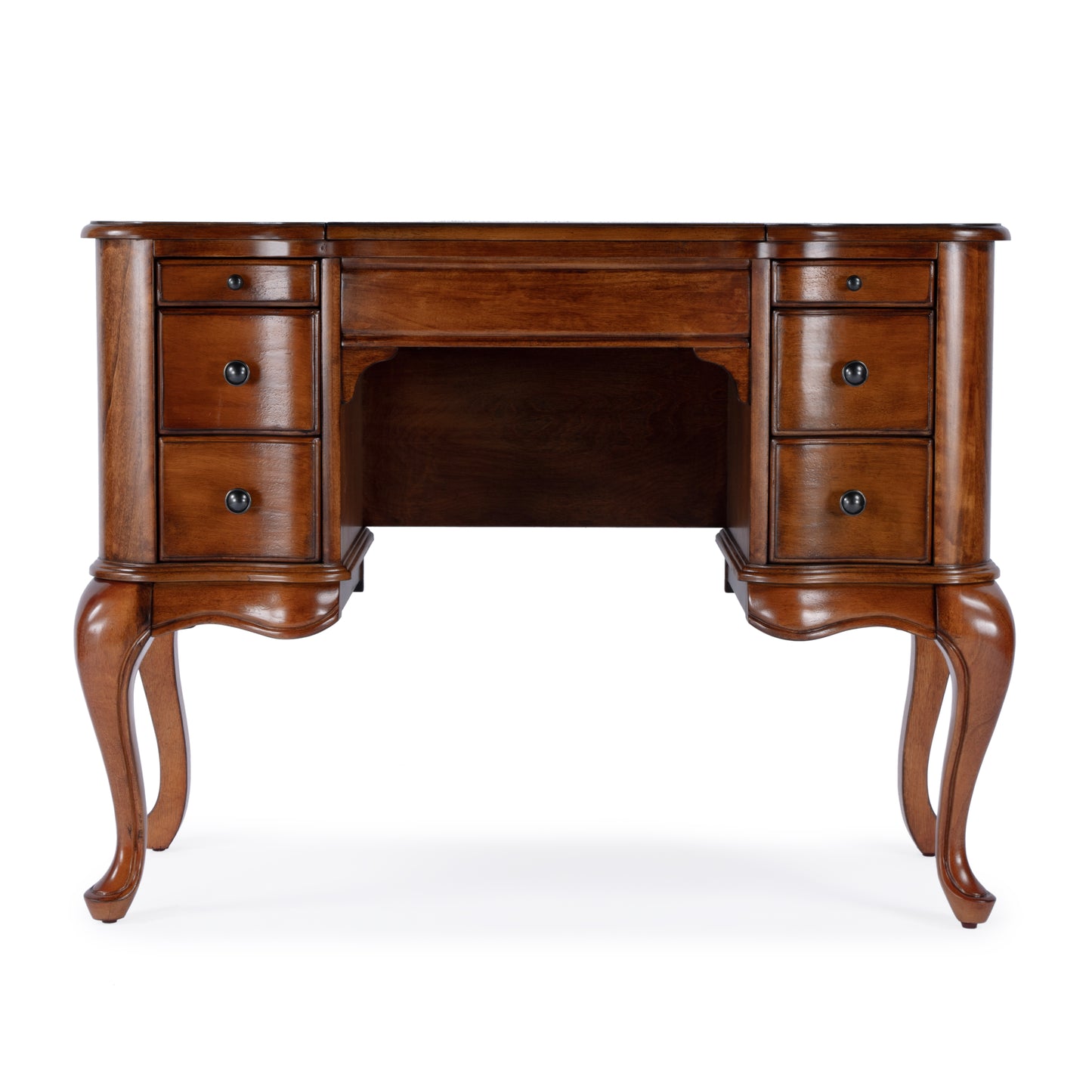 Charlotte Vanity Desk with Storage in Brown 0735101