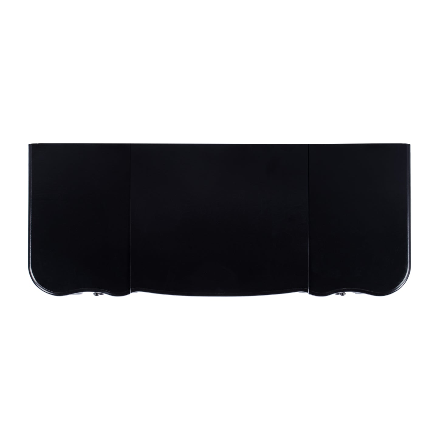 Charlotte Vanity Desk with Storage in Black 0735111