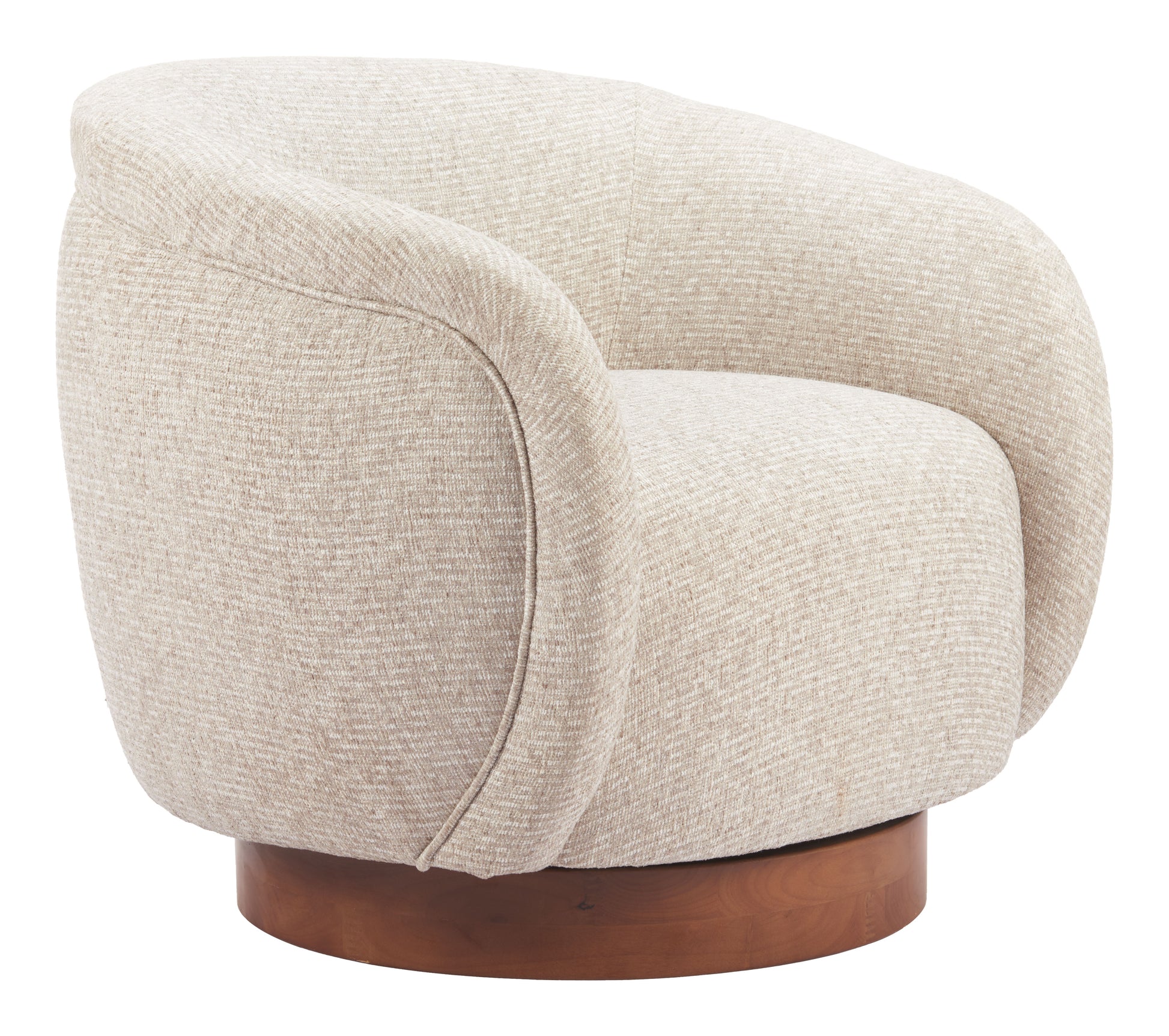 Vinta Swivel Chair Beige - 6