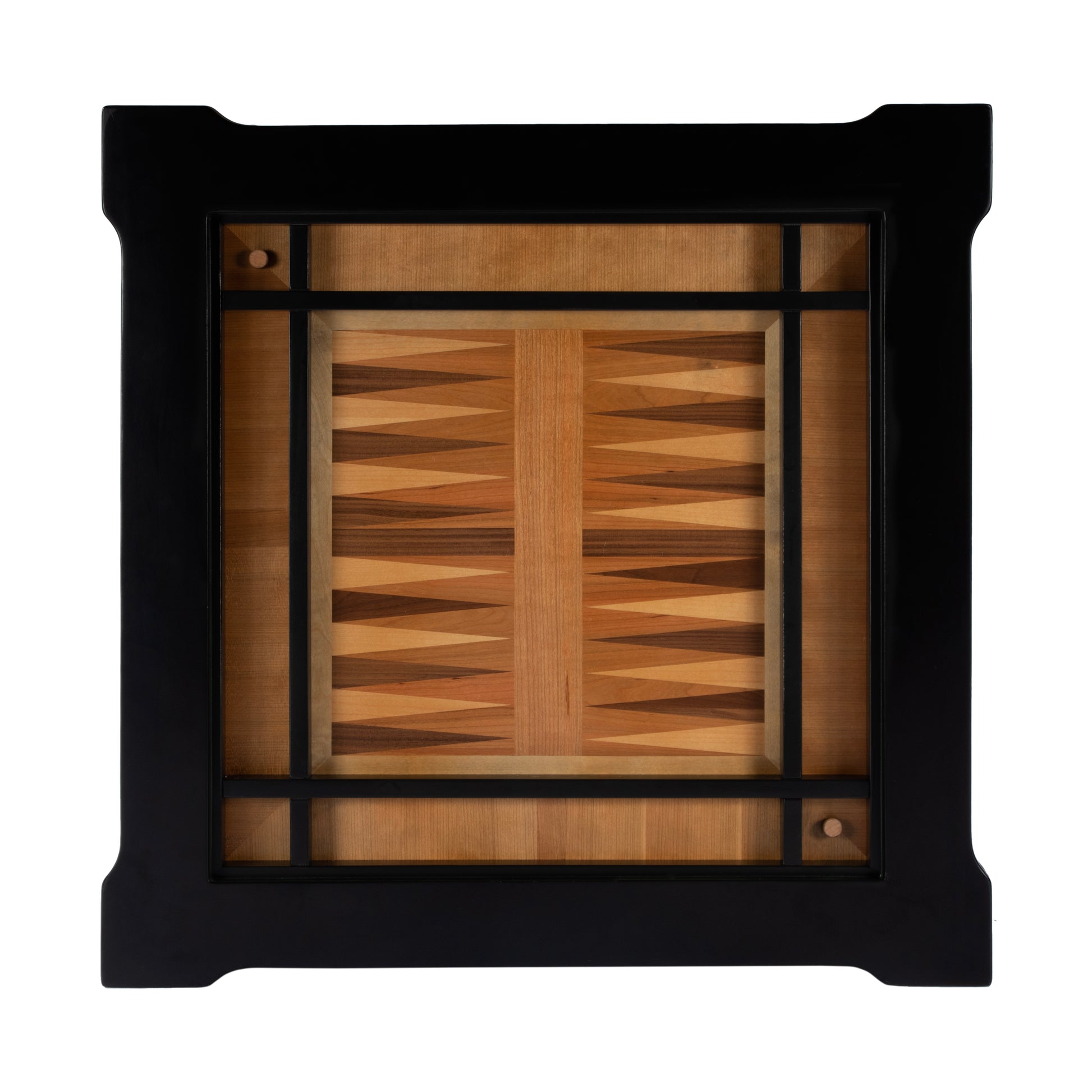 Butler Specialty Company Vincent 36 in. W Square Wood Multi-Game Card Table with Reversible Top, Black