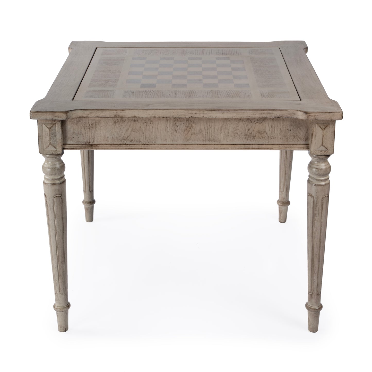 Butler Specialty Company Vincent 36 in. W Square Wood Multi-Game Card Table with Reversible Top, Gray