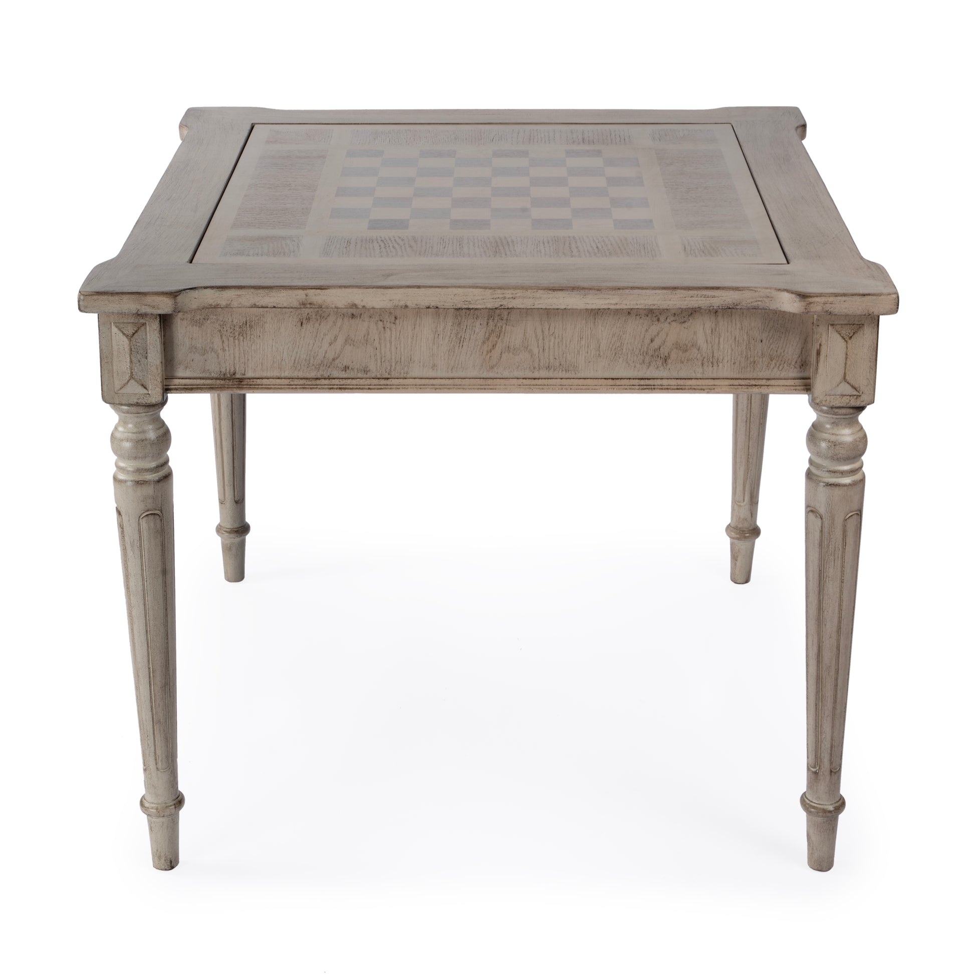 Butler Specialty Company Vincent 36 in. W Square Wood Multi-Game Card Table with Reversible Top, Gray