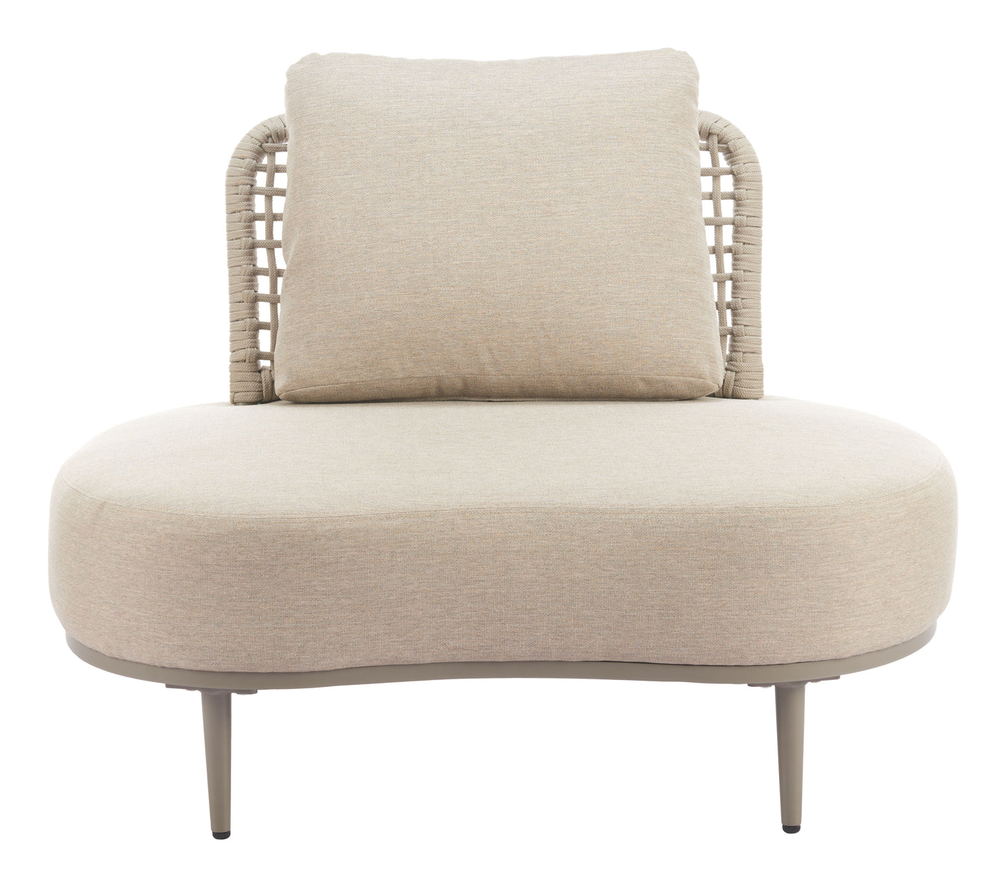Ruhe Accent Chair Beige - 3