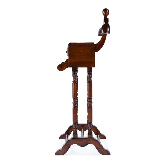 Butler Specialty Company Petrov 22 in. W Rectangular Wood 2 Drawer Valet Stand, Medium Brown