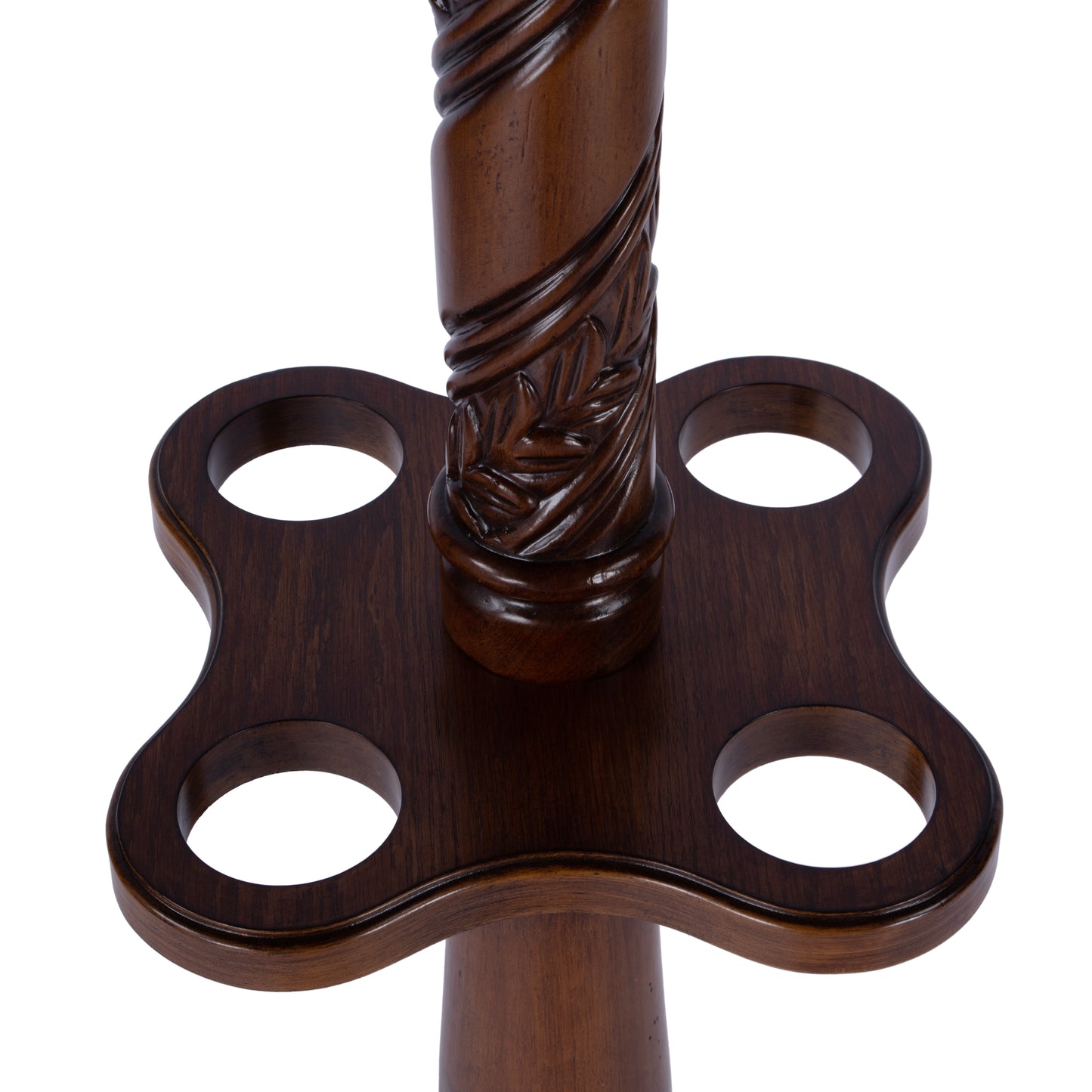 Laird Free-Standing Coat Rack With Umbrella Holder in Brown 0971001