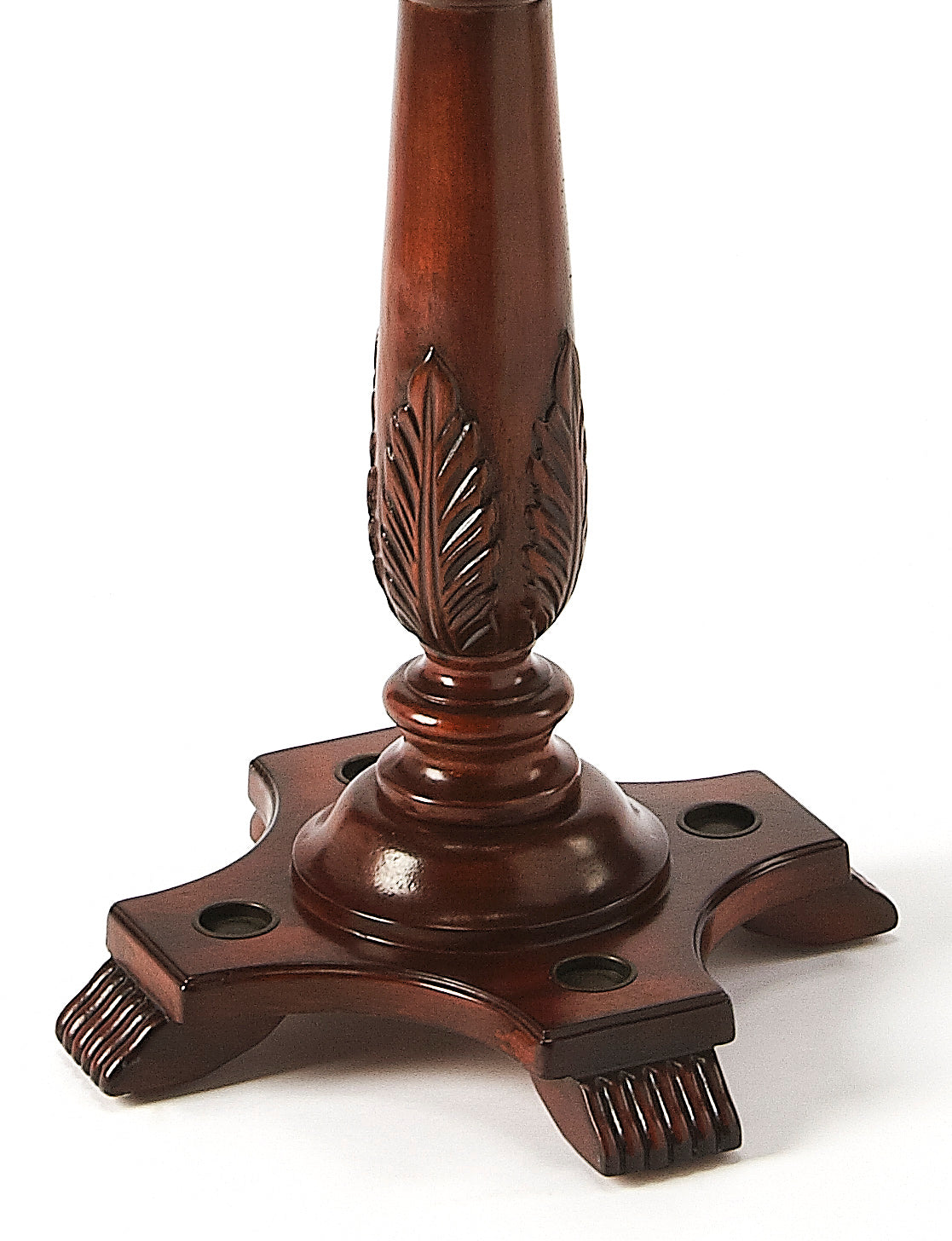 Butler Specialty Company Laird 70 in. H Wood Free-Standing 4 Hook Costumer/Coat Rack with Umbrella Holder, Dark Brown