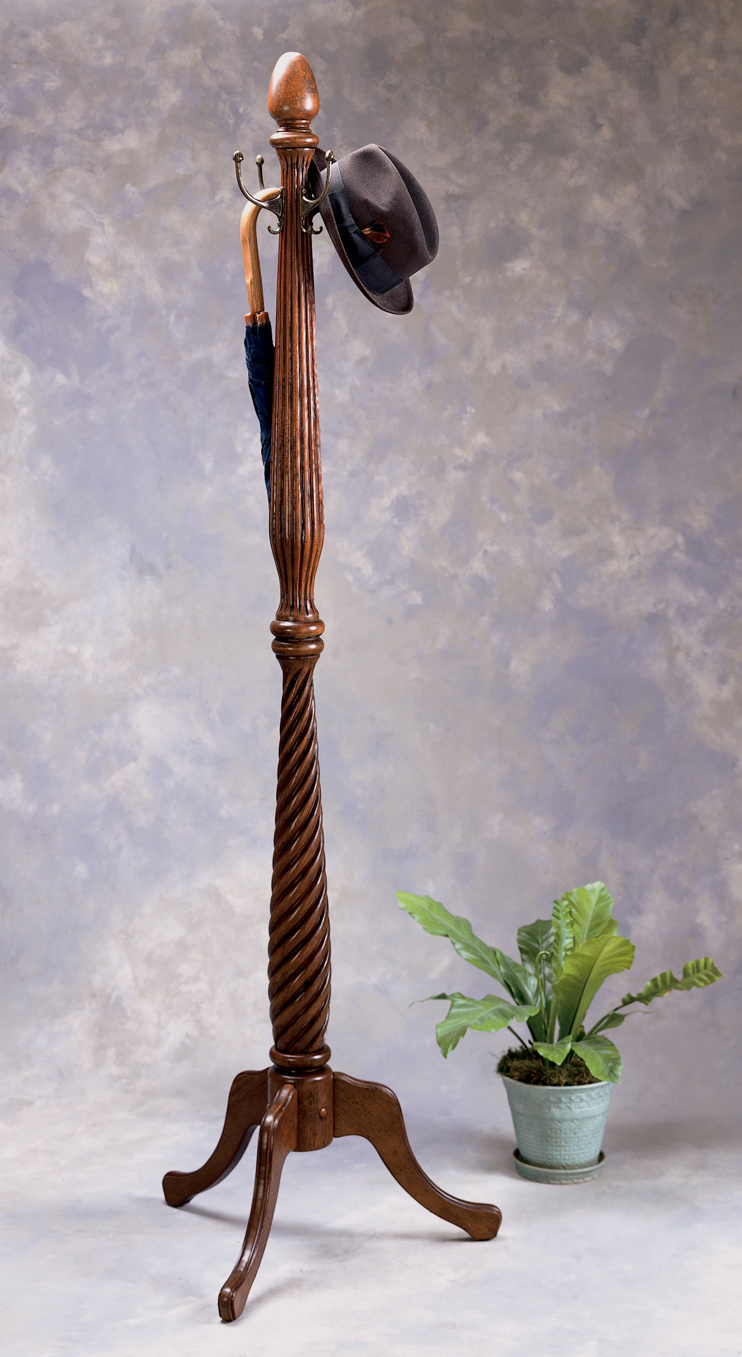 Chambers Coat Rack in Dark Brown 0980024