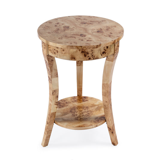 Holdin Round 18"W Side Table in Light Brown 0992443
