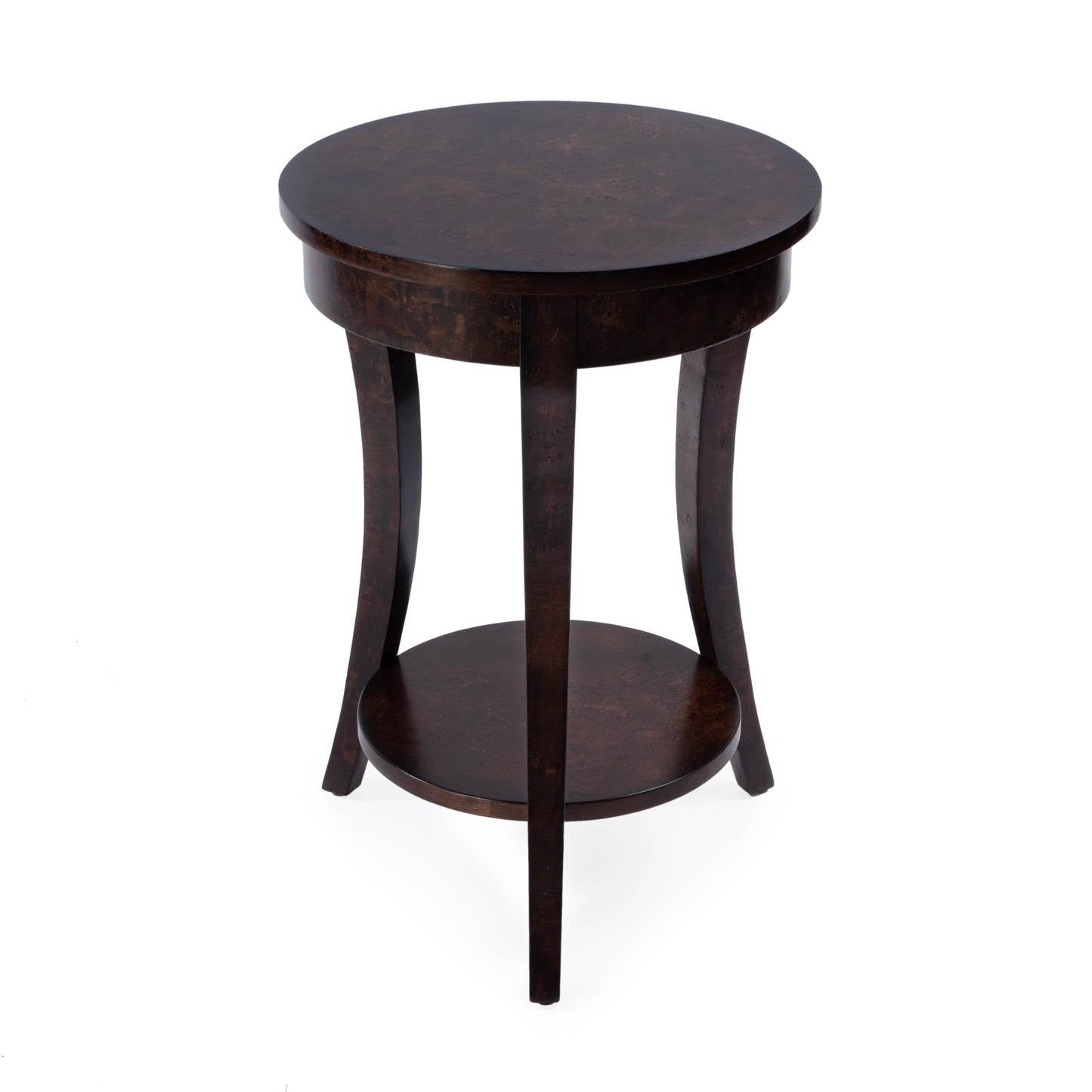 Holdin Round 18"W Side Table in Dark Brown 0992446