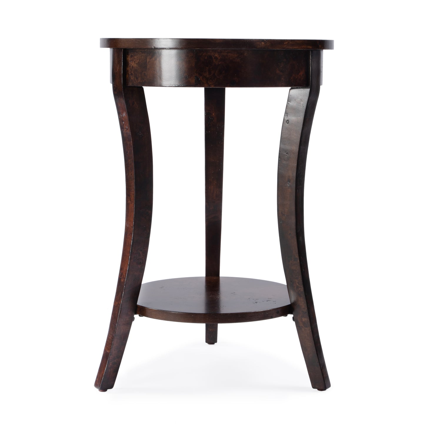 Holdin Round 18"W Side Table in Dark Brown 0992446