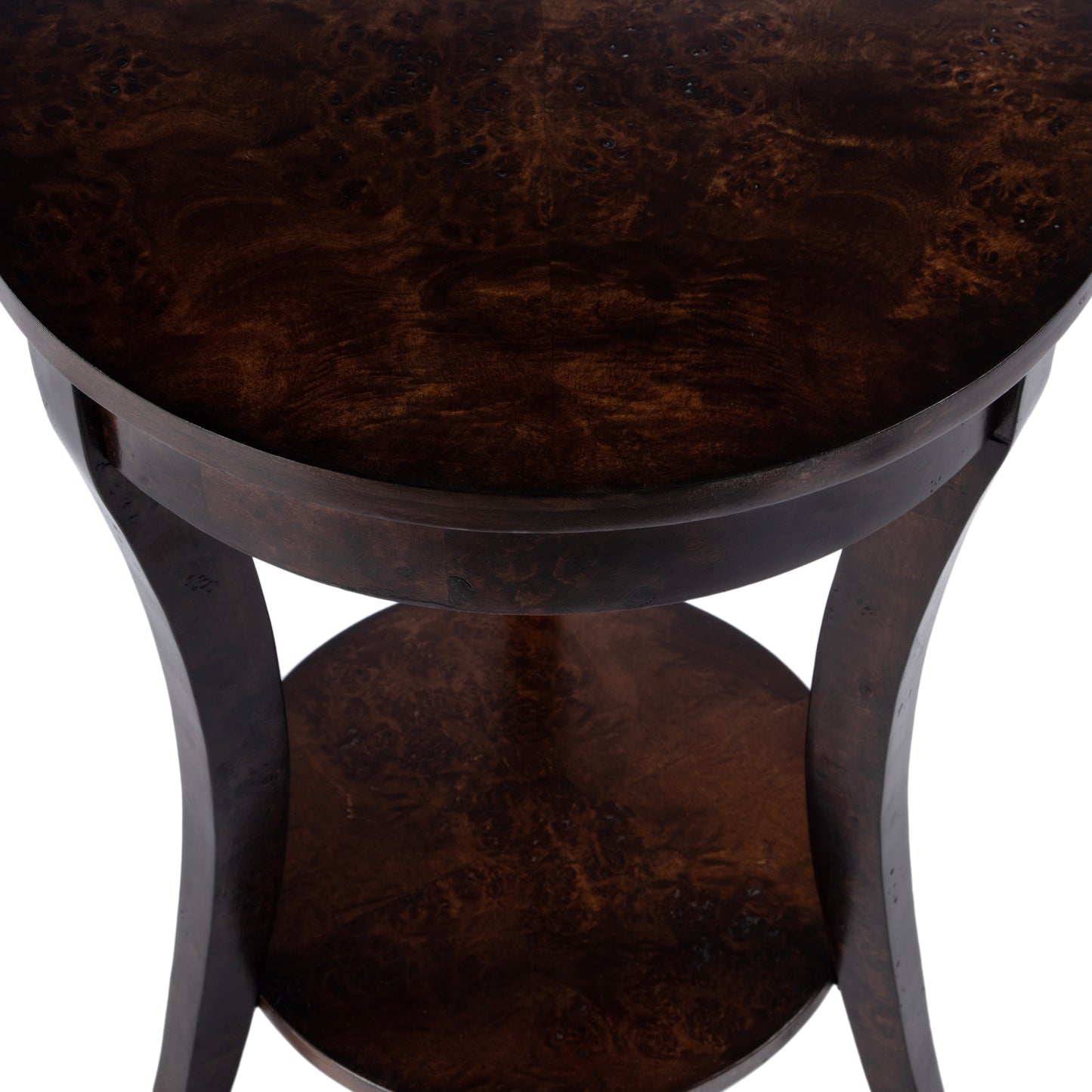 Holdin Round 18"W Side Table in Dark Brown 0992446