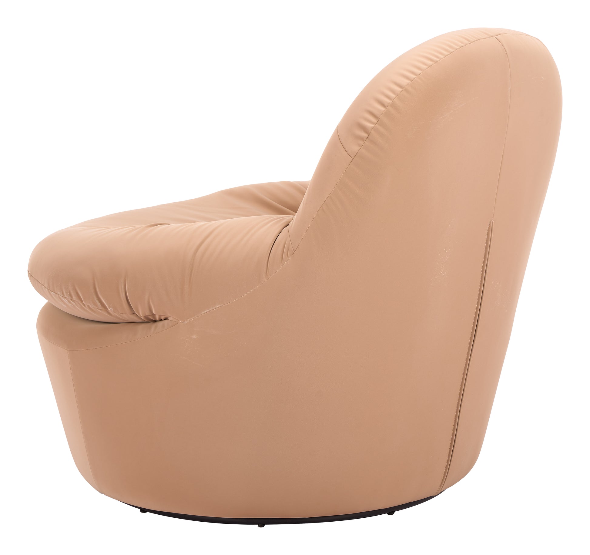 Reva Swivel Chair Tan - 5