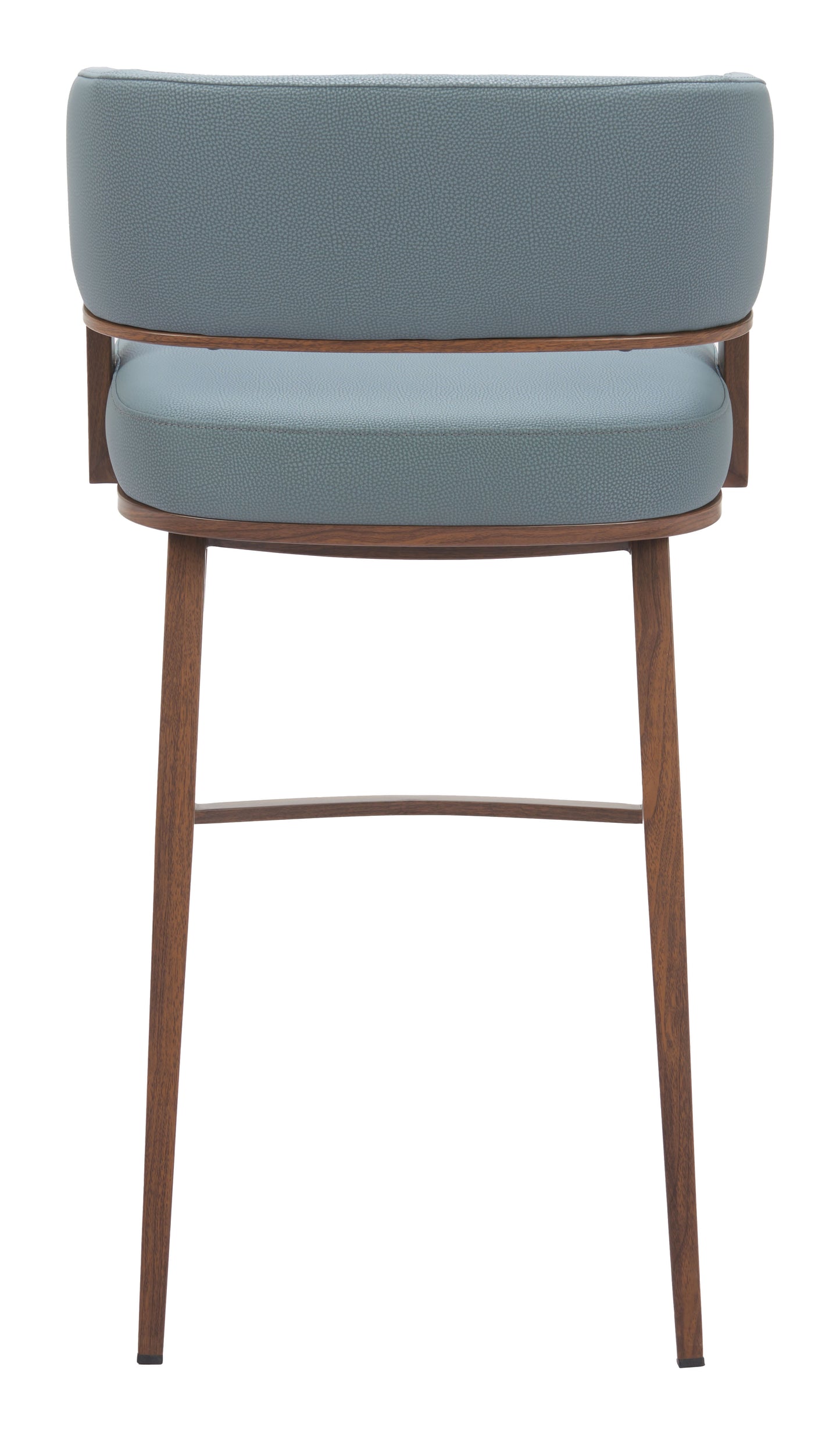 Poise Barstool Azure Gray & Walnut - 4