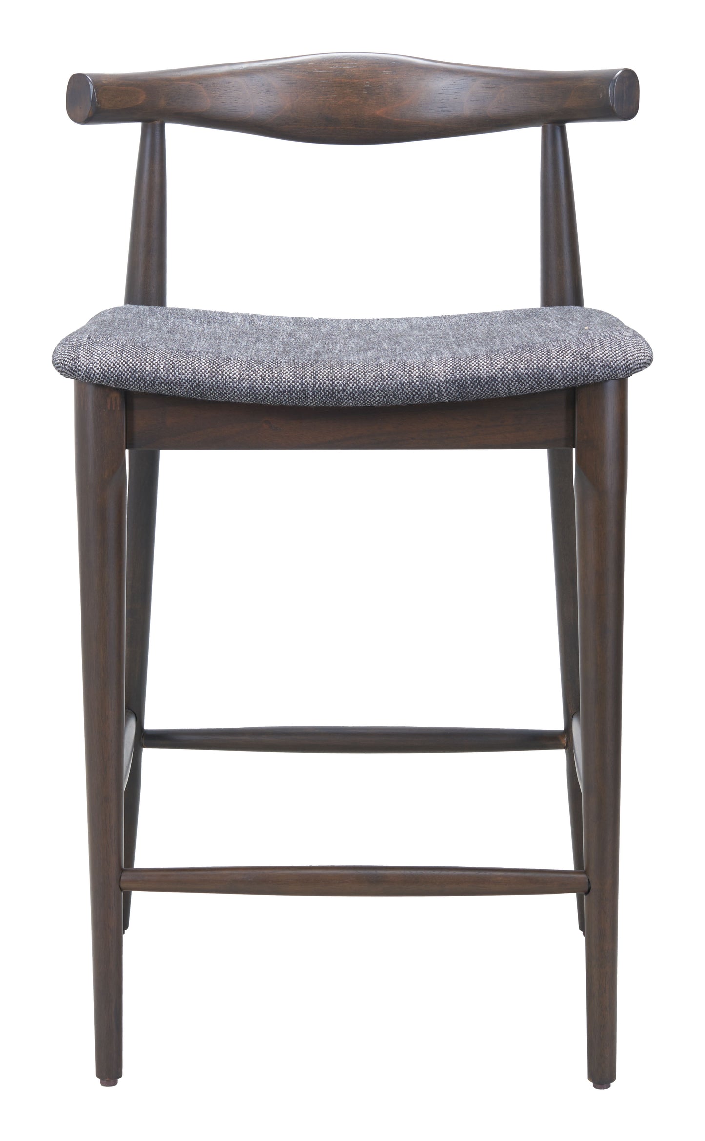 Tuzka Counter Stool (Set of 2) Gray & Espresso - 3