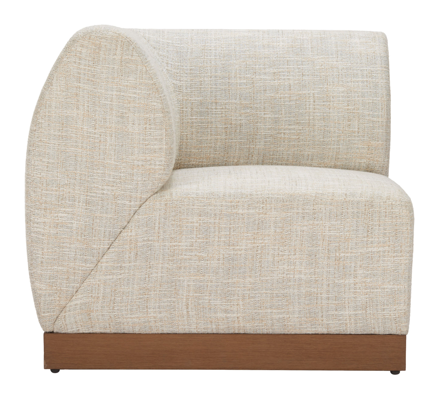 Christy Corner Chair Beige - 3