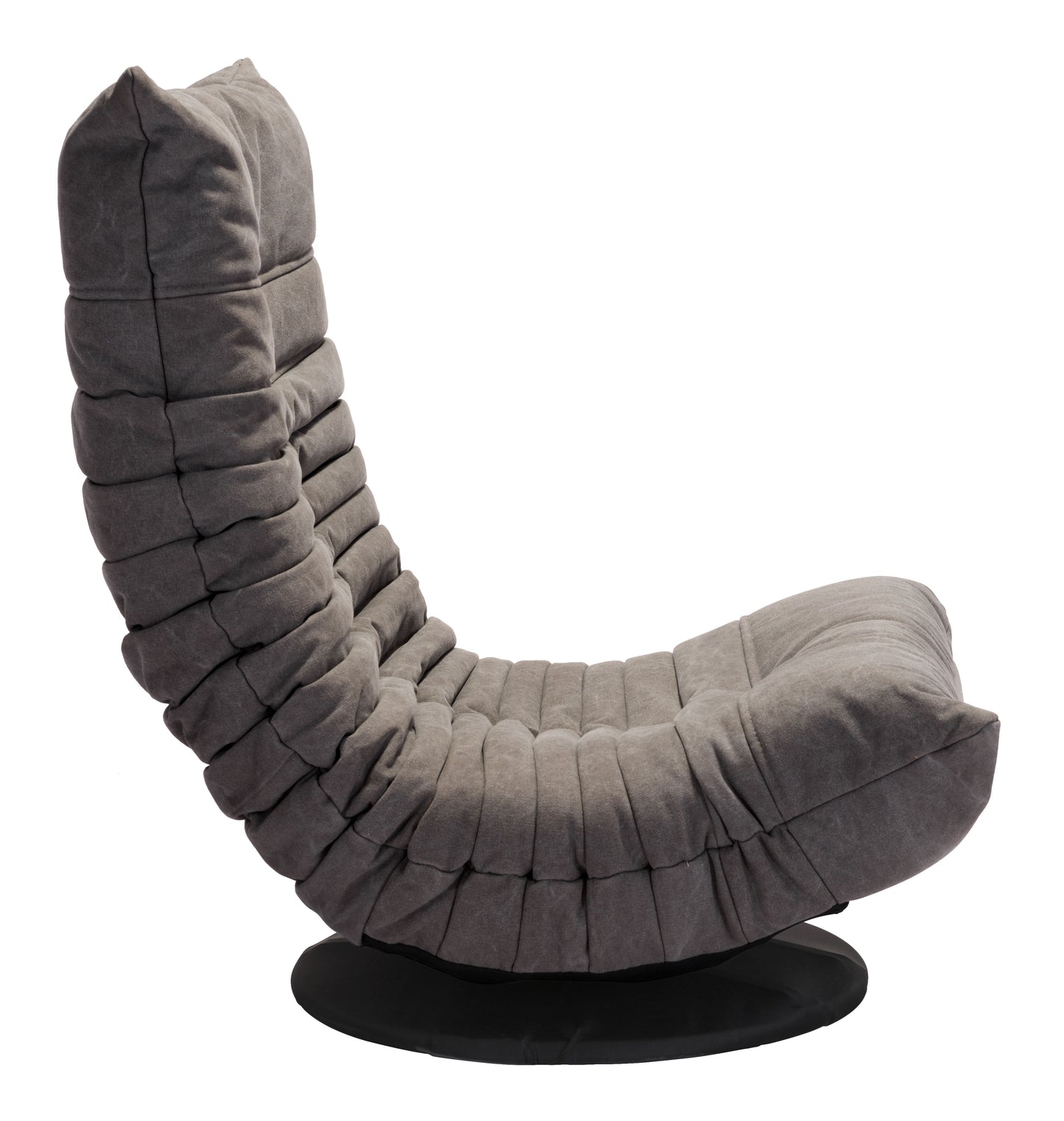 Down Low Swivel Chair Gray