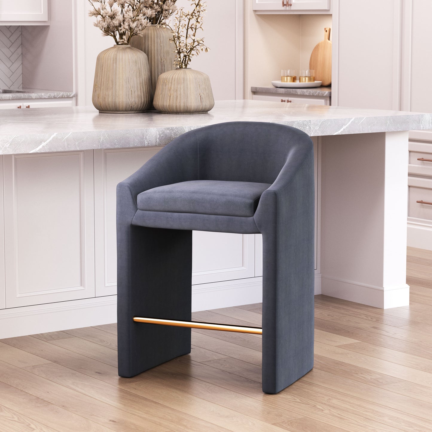 Emas Counter Stool Midnight Gray - 9