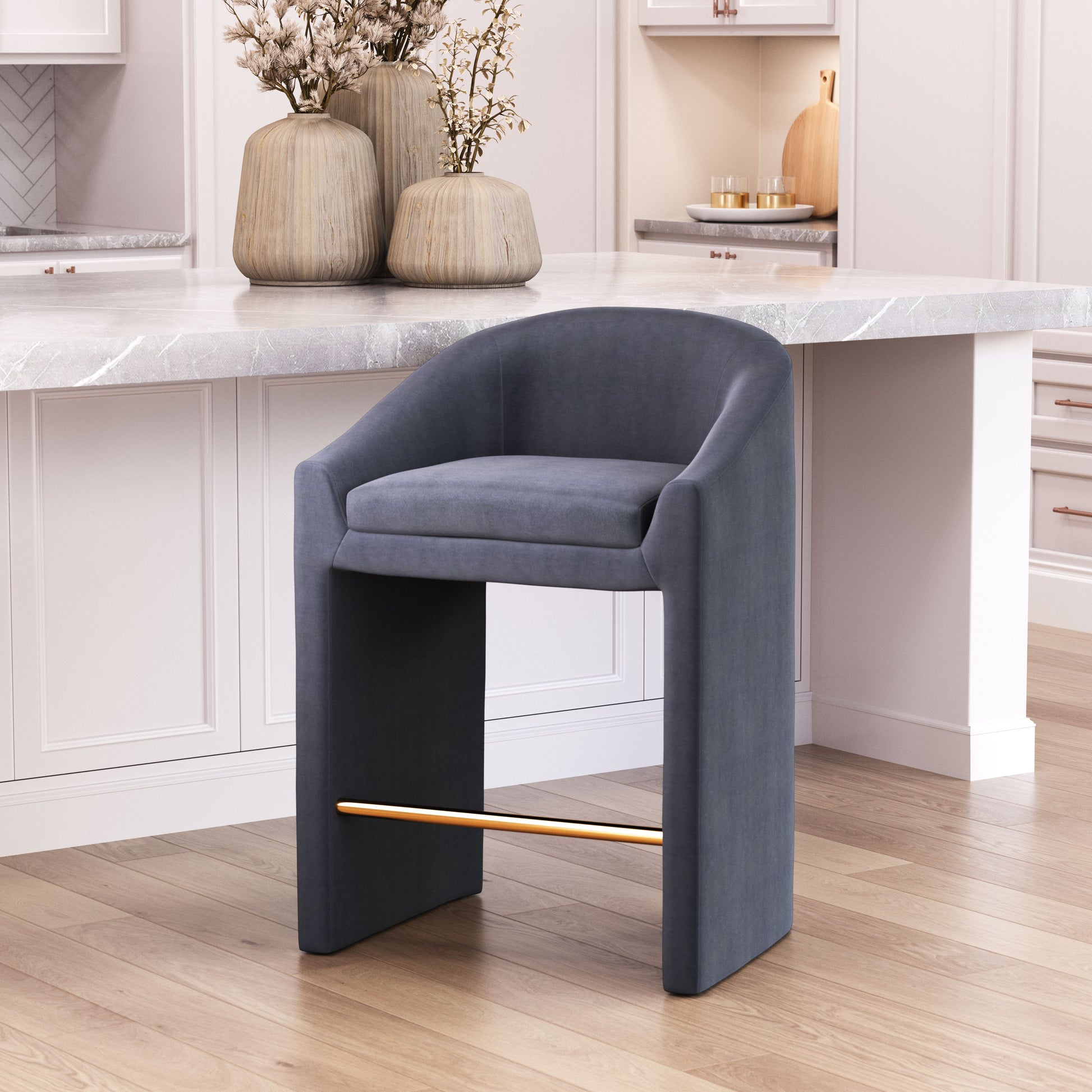 Emas Counter Stool Midnight Gray - 9