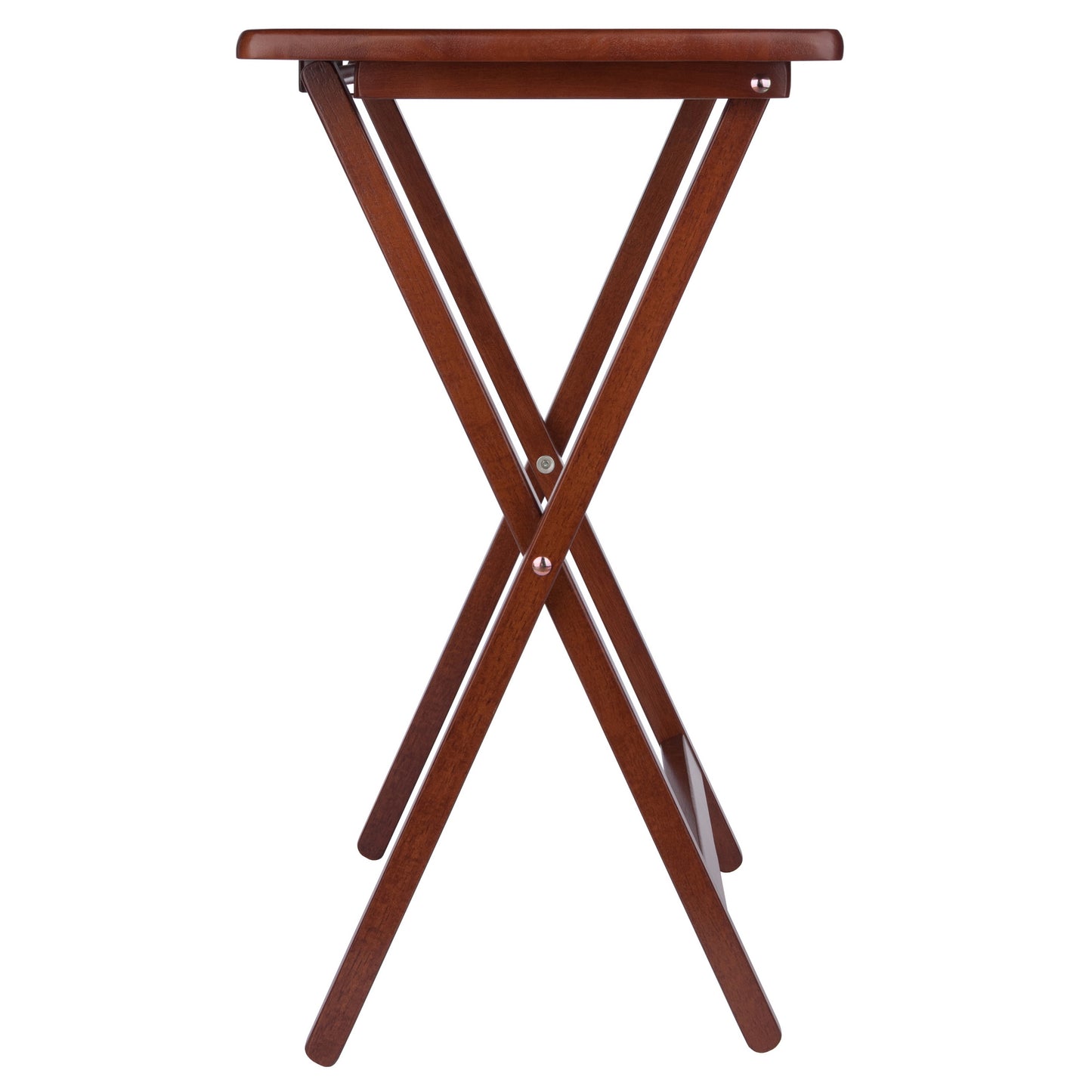 Alex 2-Pc Snack Tables, Walnut