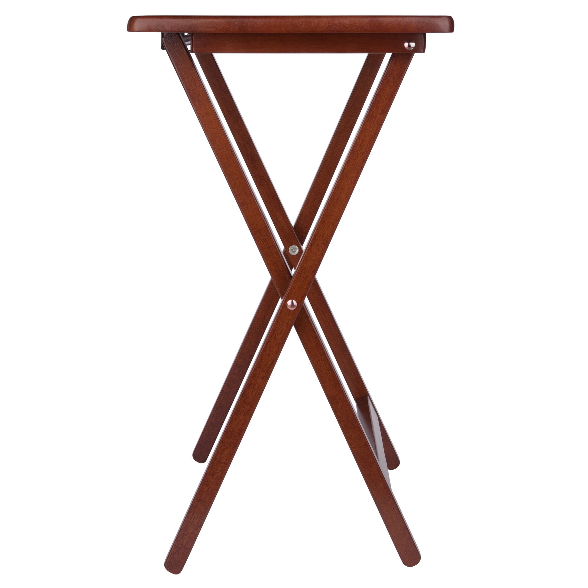 Alex 2-Pc Snack Tables, Walnut