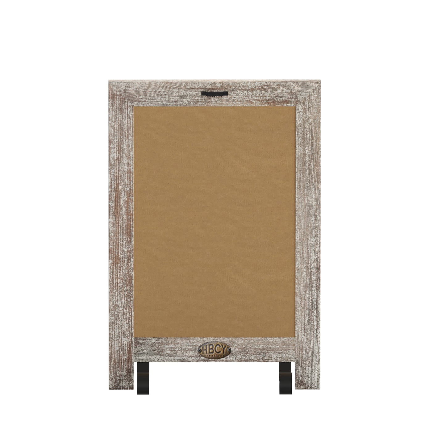 Canterbury 9.5" x 14" Weathered Tabletop Magnetic Chalkboards with Metal Scrolled Legs, Hanging Wall Chalkboards, Countertop Memo Boards, Set of 10 Weathered Brown