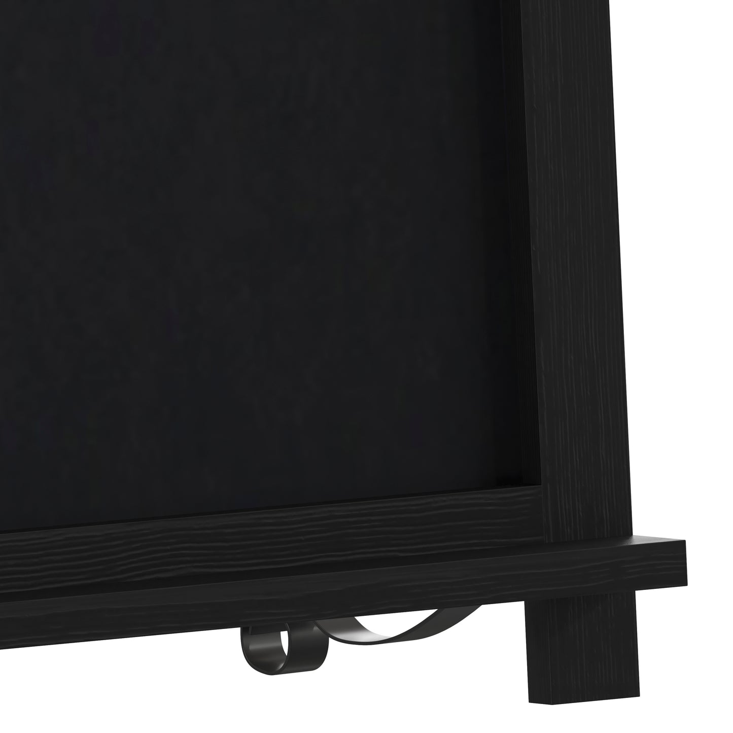 Canterbury 12" x 17" Black Tabletop Magnetic Chalkboards with Metal Scrolled Legs, Hanging Wall Chalkboards, Countertop Memo Boards, Set of 10 Black