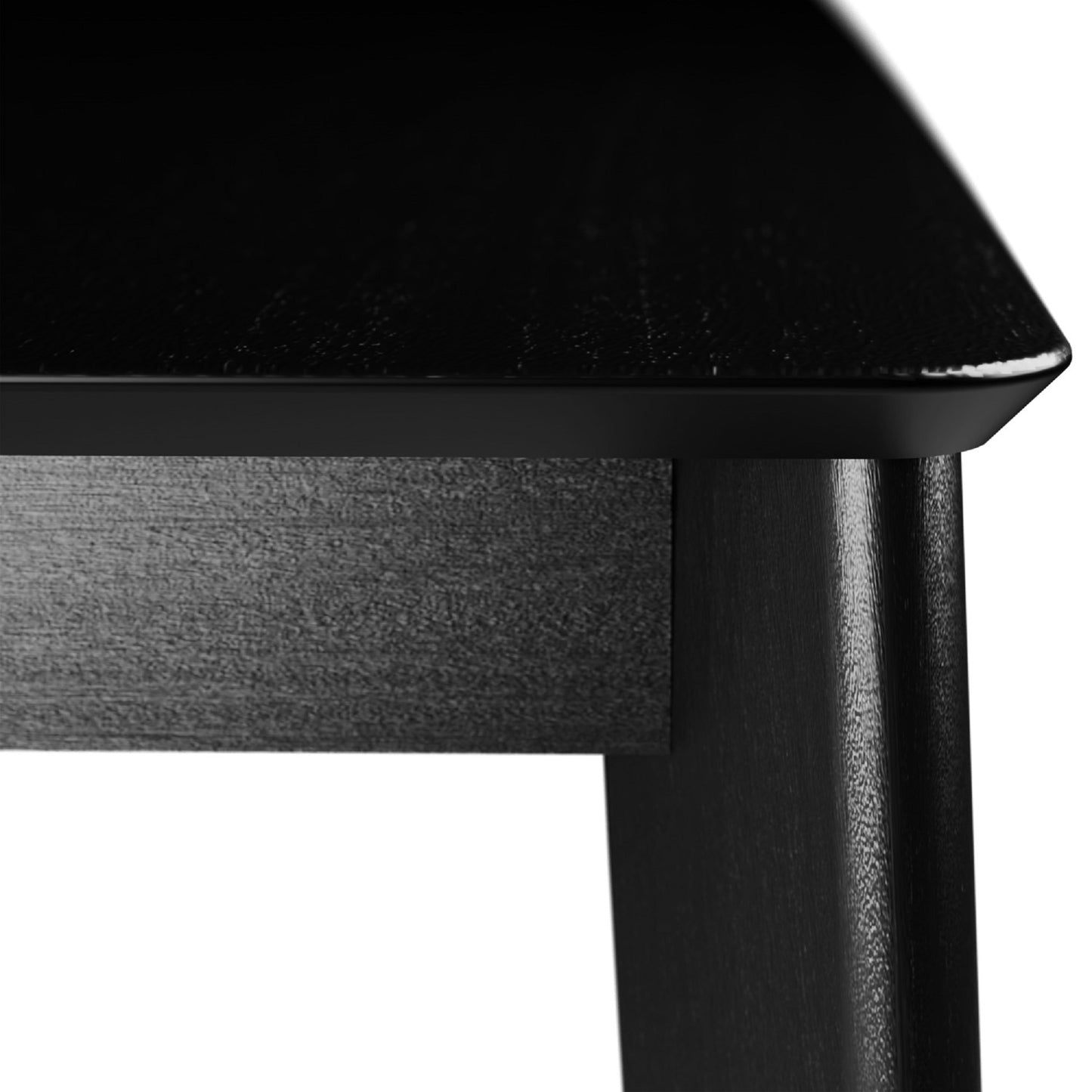 Manhattan Comfort Tudor 53.34 Dining Table in Black 1027551