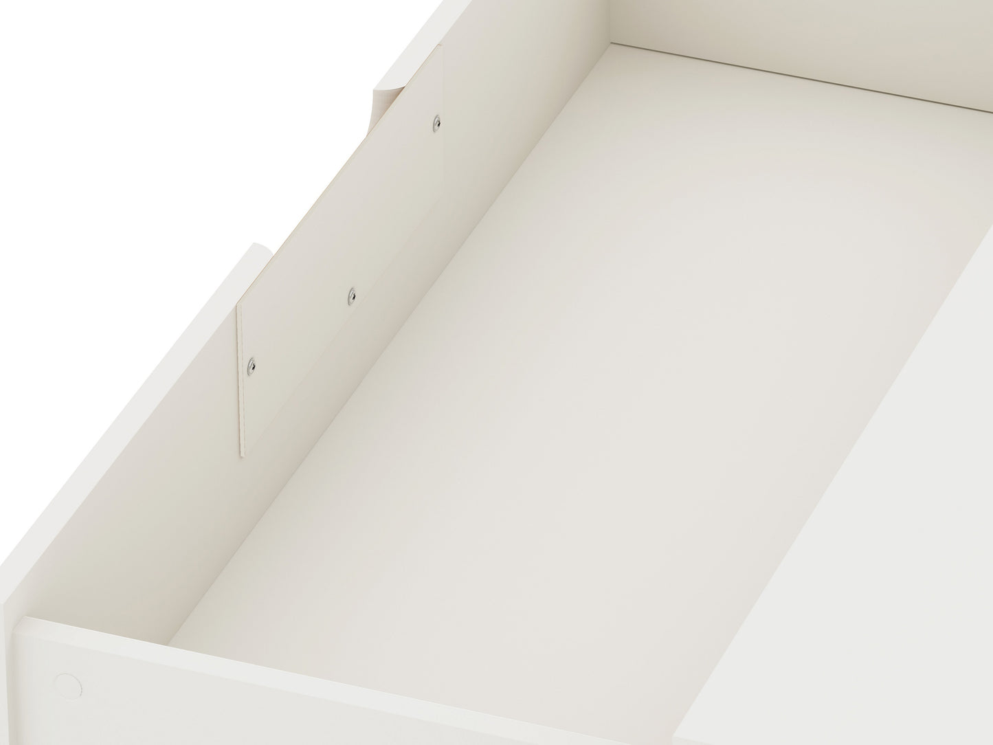 Manhattan Comfort Rockefeller Mid-Century- Modern Dresser with 3-Drawers in White 103GMC1