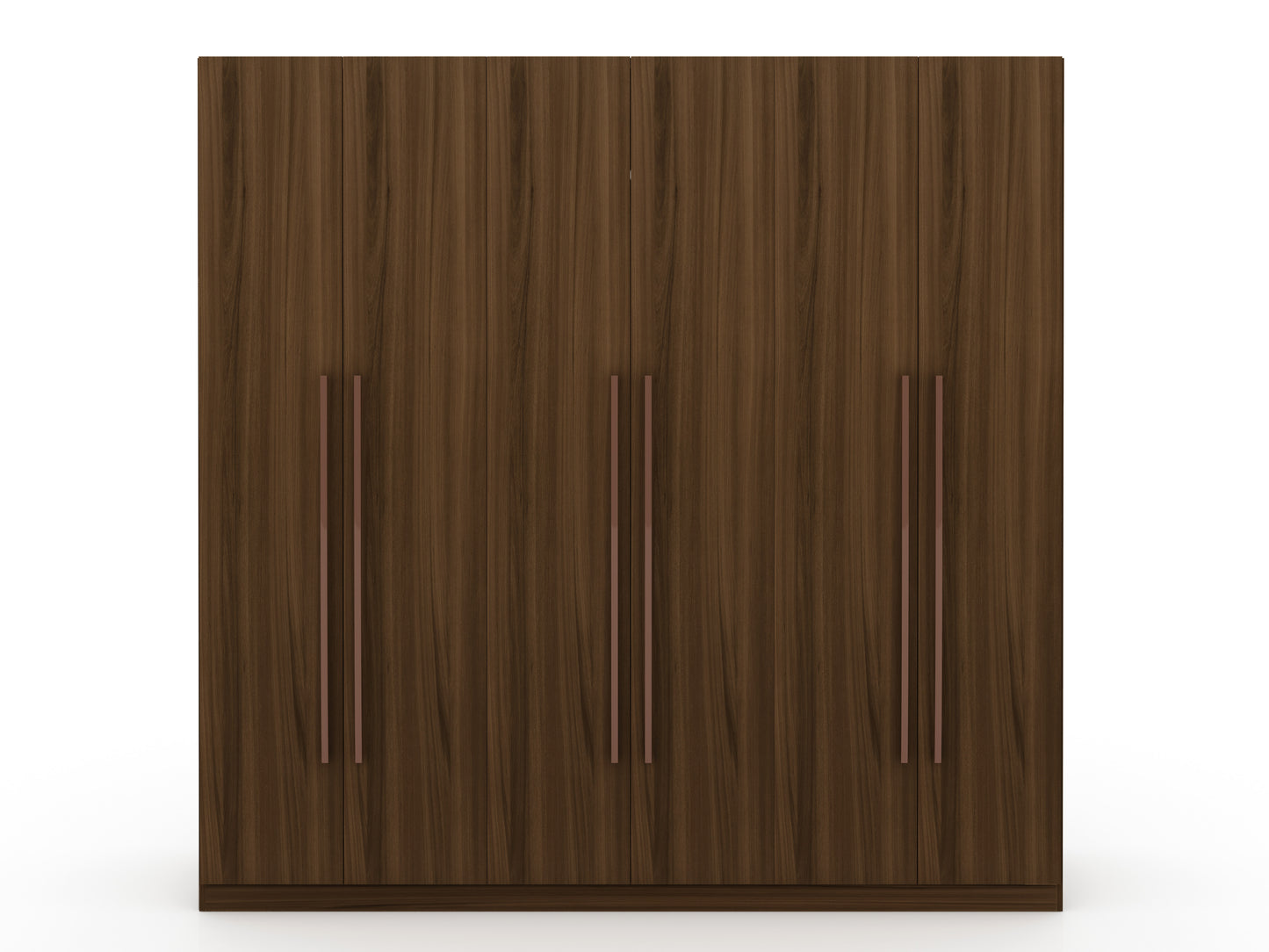 Manhattan Comfort Gramercy Modern Freestanding Wardrobe Armoire Closet in Brown 107GMC5