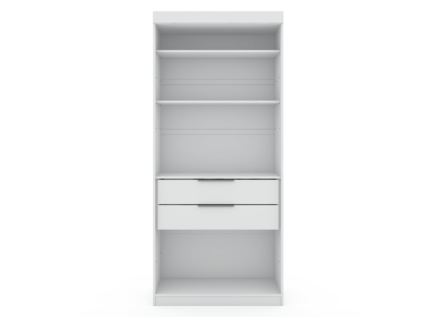 Mulberry Contemporary Modern 36" Wardrobe Closet in White 109GMC1