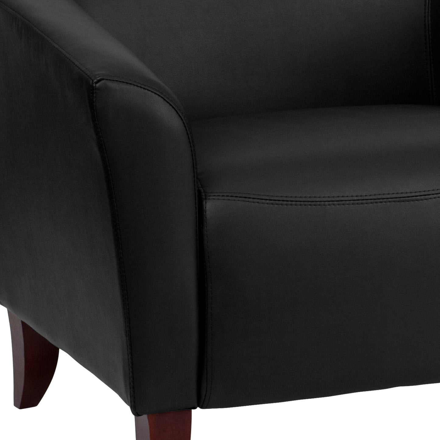 HERCULES Imperial Series Black LeatherSoft Chair Black