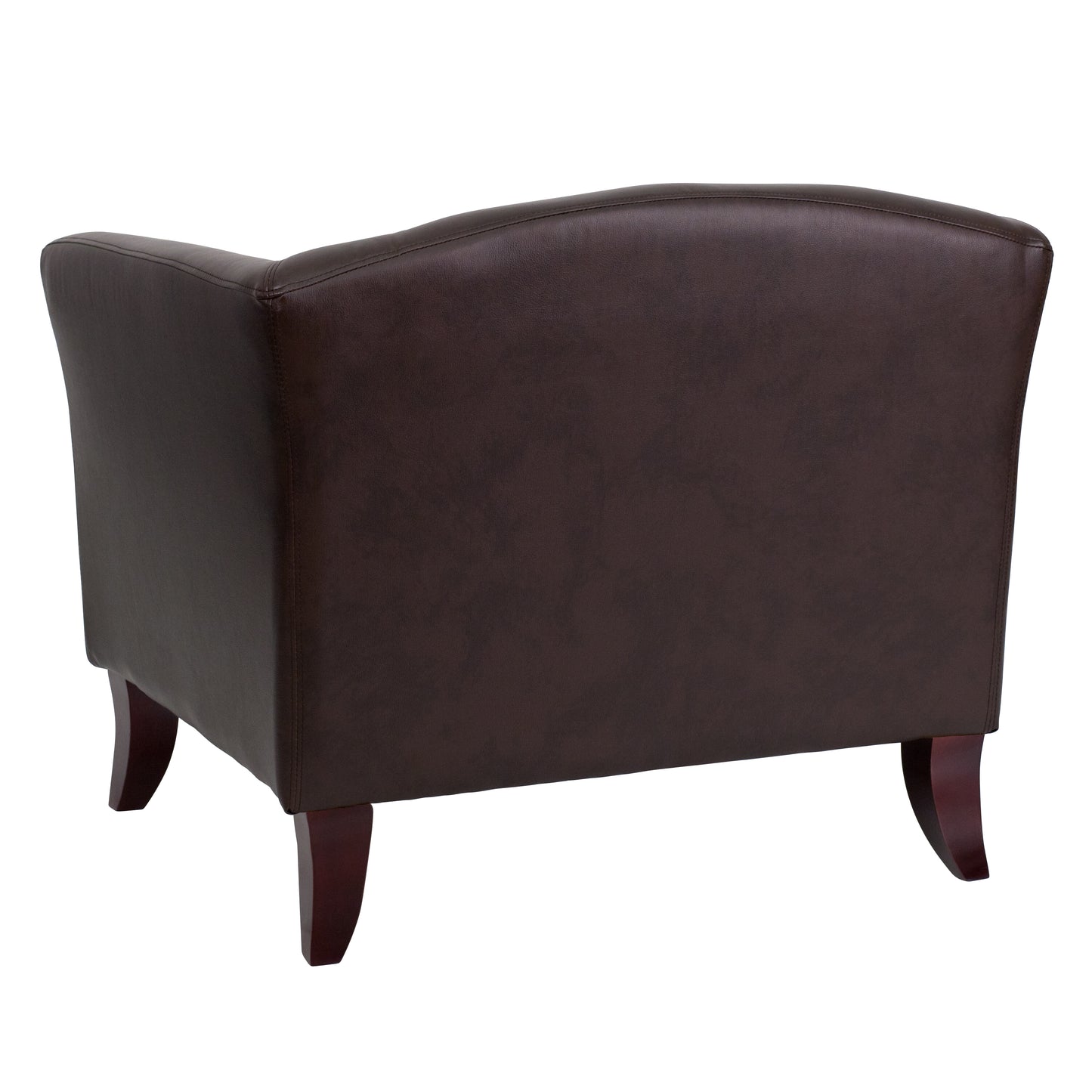 HERCULES Imperial Series Brown LeatherSoft Chair Brown