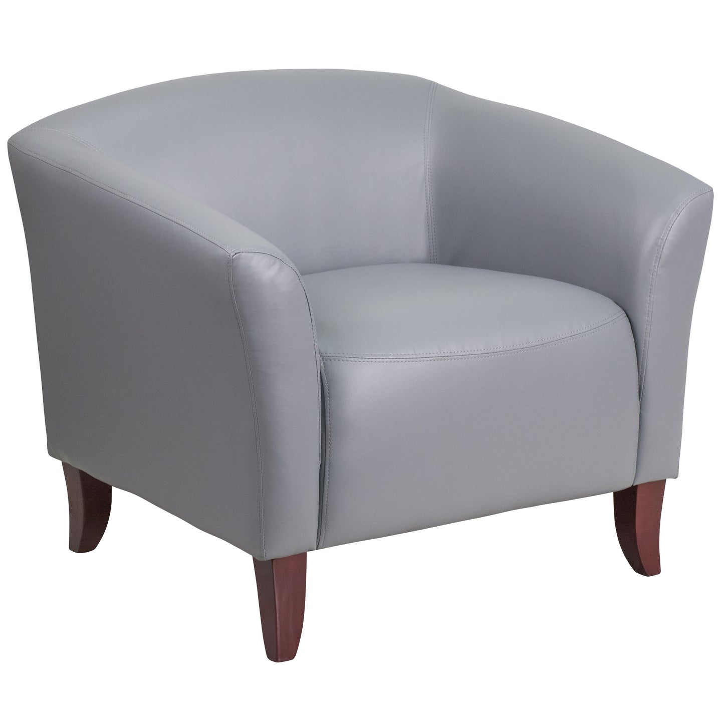 HERCULES Imperial Series Gray LeatherSoft Chair Gray