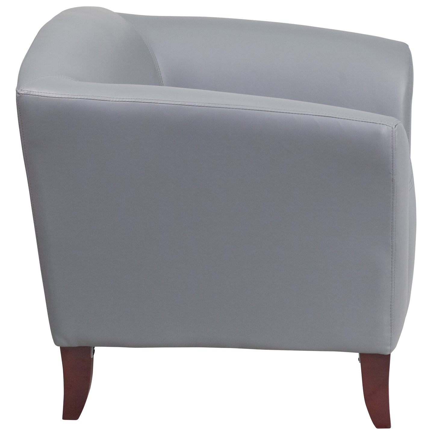 HERCULES Imperial Series Gray LeatherSoft Chair Gray