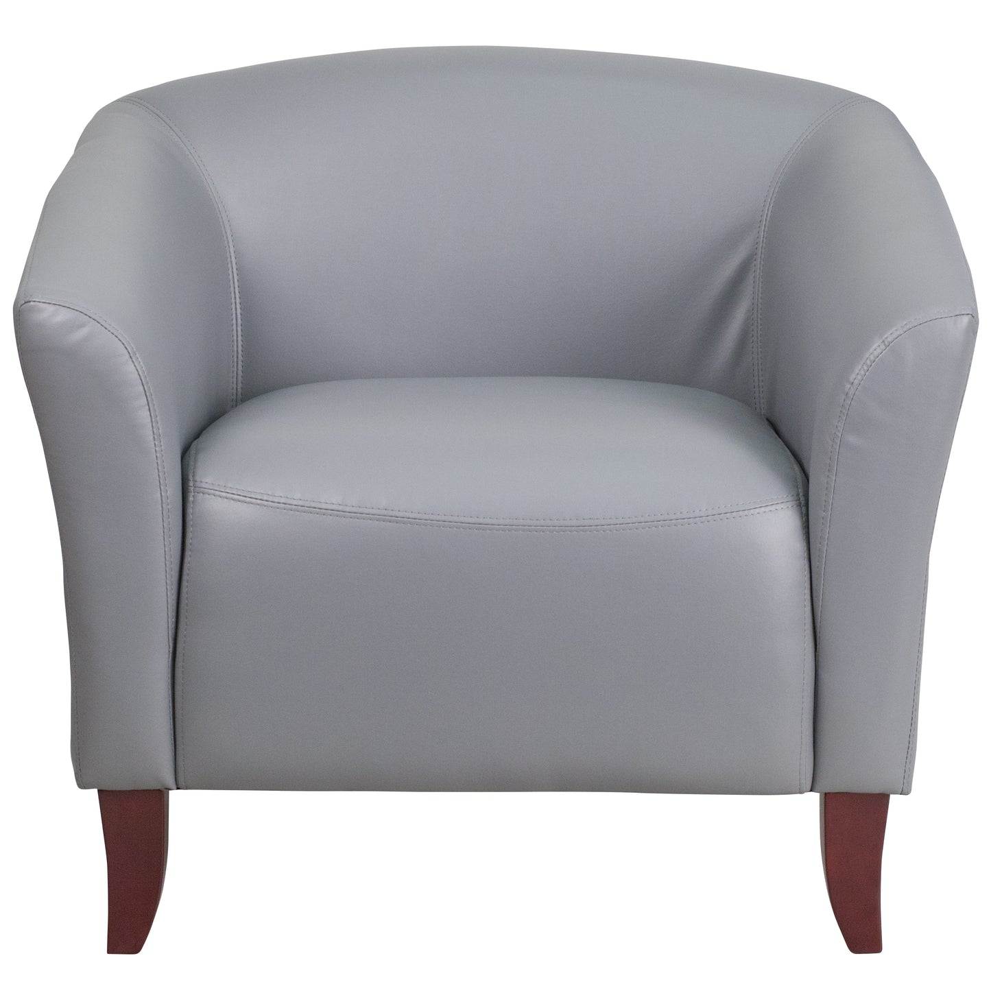 HERCULES Imperial Series Gray LeatherSoft Chair Gray