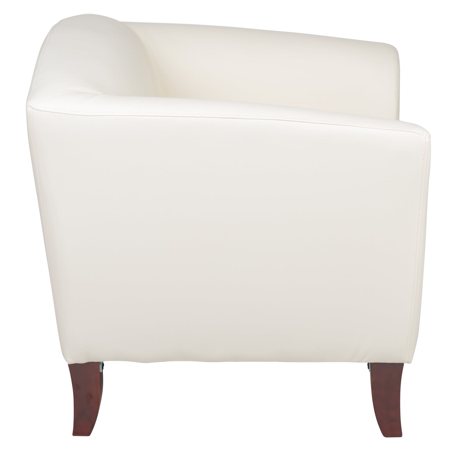 HERCULES Imperial Series Ivory LeatherSoft Chair Ivory 111-1-WH-GG