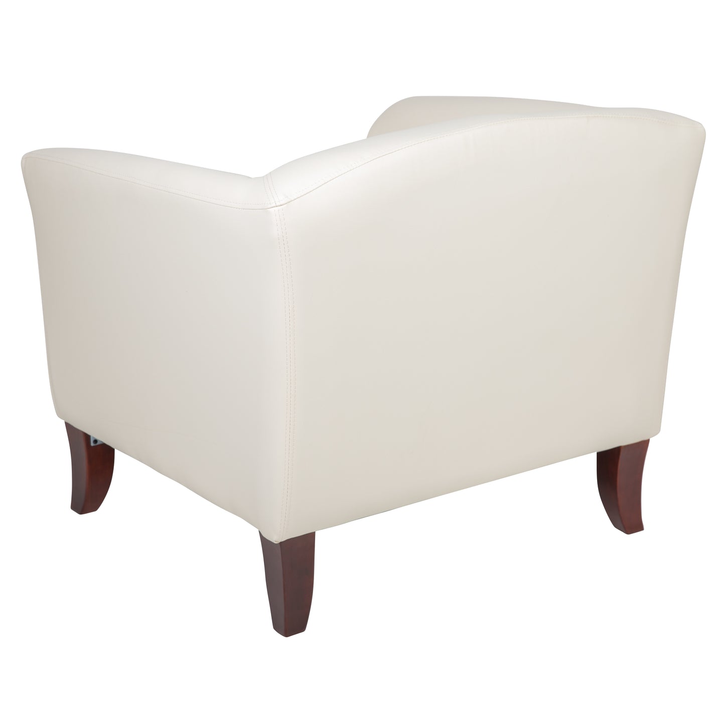 HERCULES Imperial Series Ivory LeatherSoft Chair Ivory 111-1-WH-GG