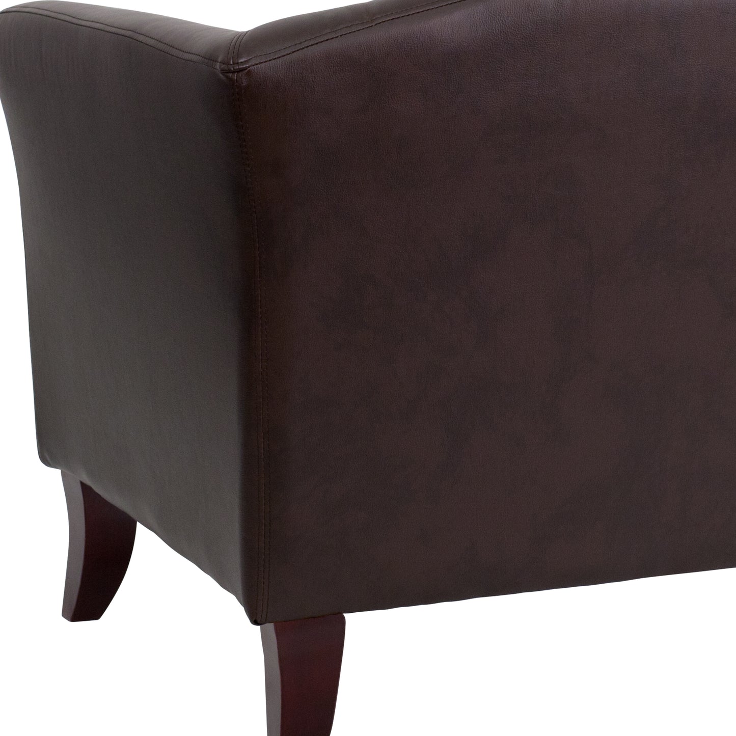 HERCULES Imperial Series Brown LeatherSoft Loveseat Brown