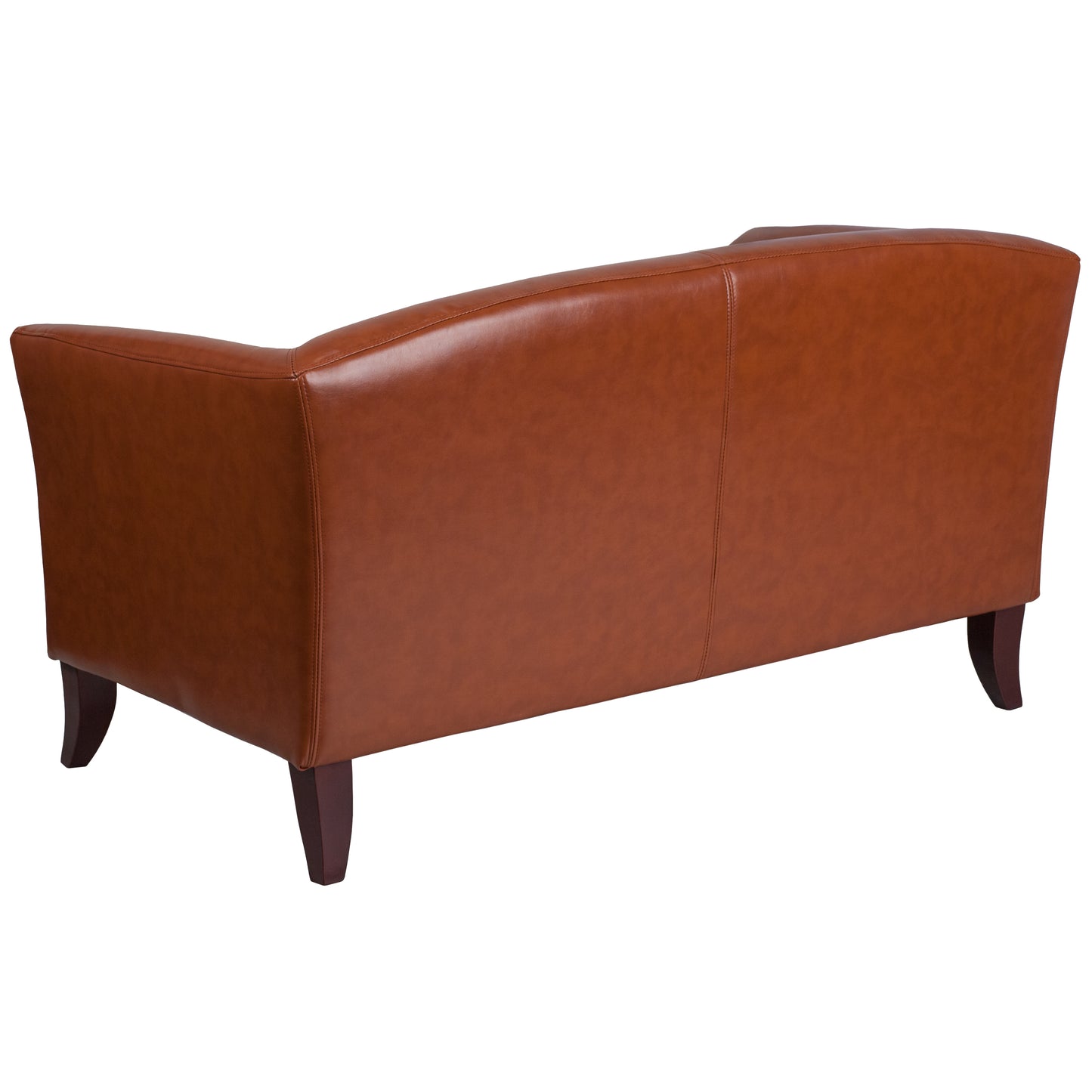 HERCULES Imperial Series Cognac LeatherSoft Loveseat Cognac 111-2-CG-GG