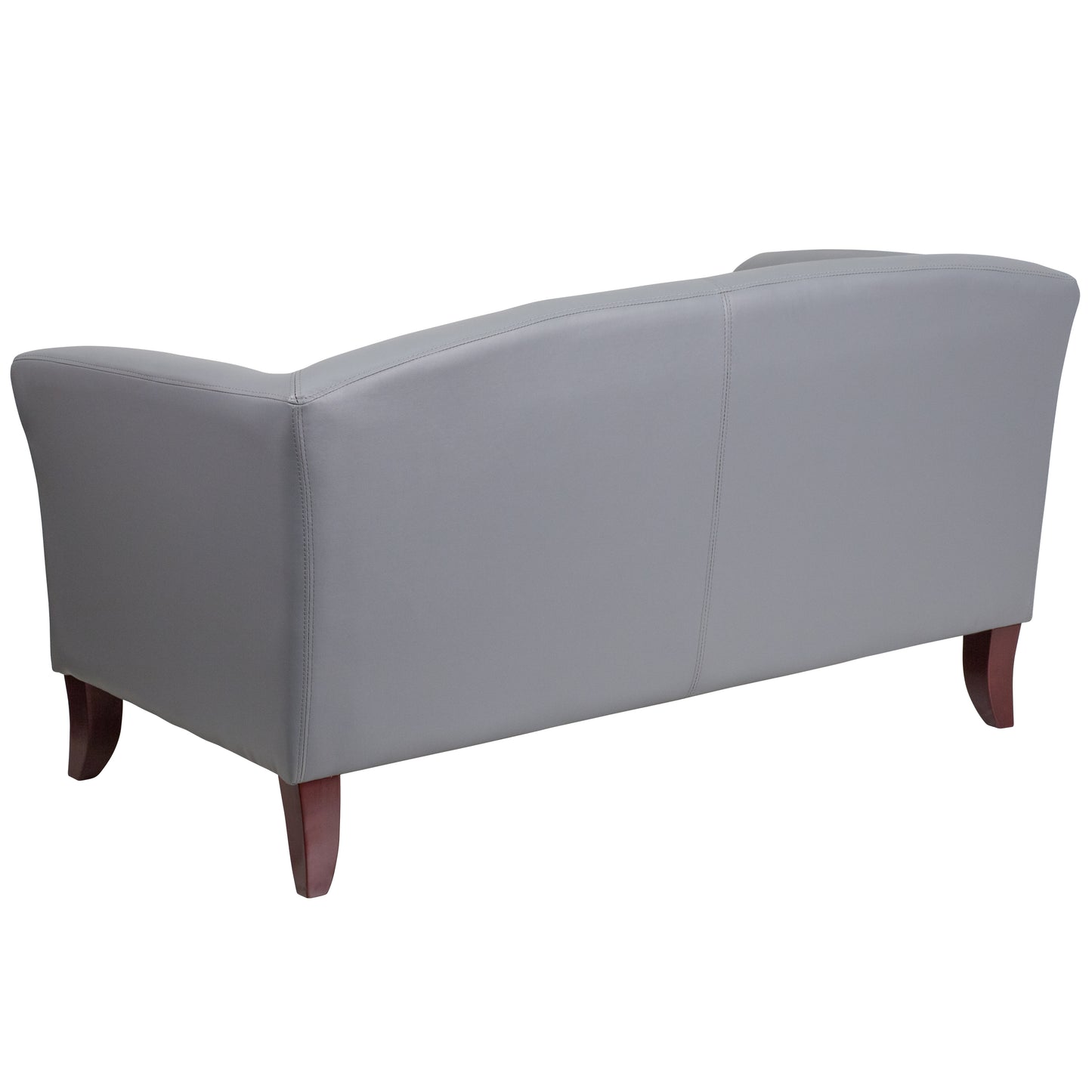 HERCULES Imperial Series Gray LeatherSoft Loveseat Gray