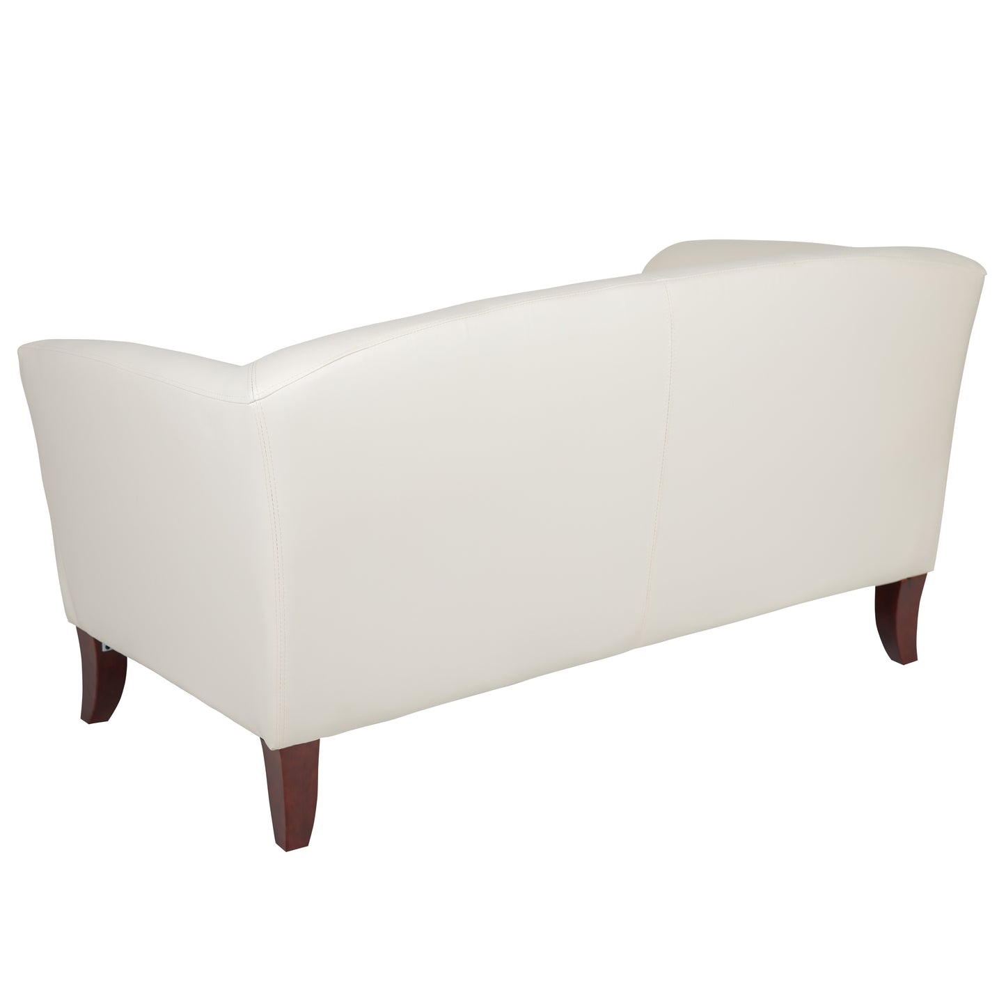 HERCULES Imperial Series Ivory LeatherSoft Loveseat Ivory 111-2-WH-GG
