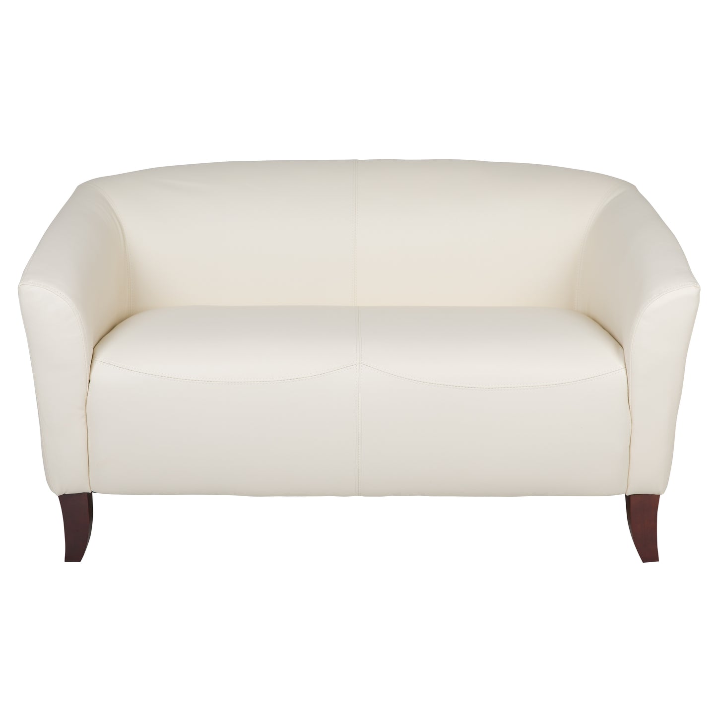 HERCULES Imperial Series Ivory LeatherSoft Loveseat Ivory 111-2-WH-GG