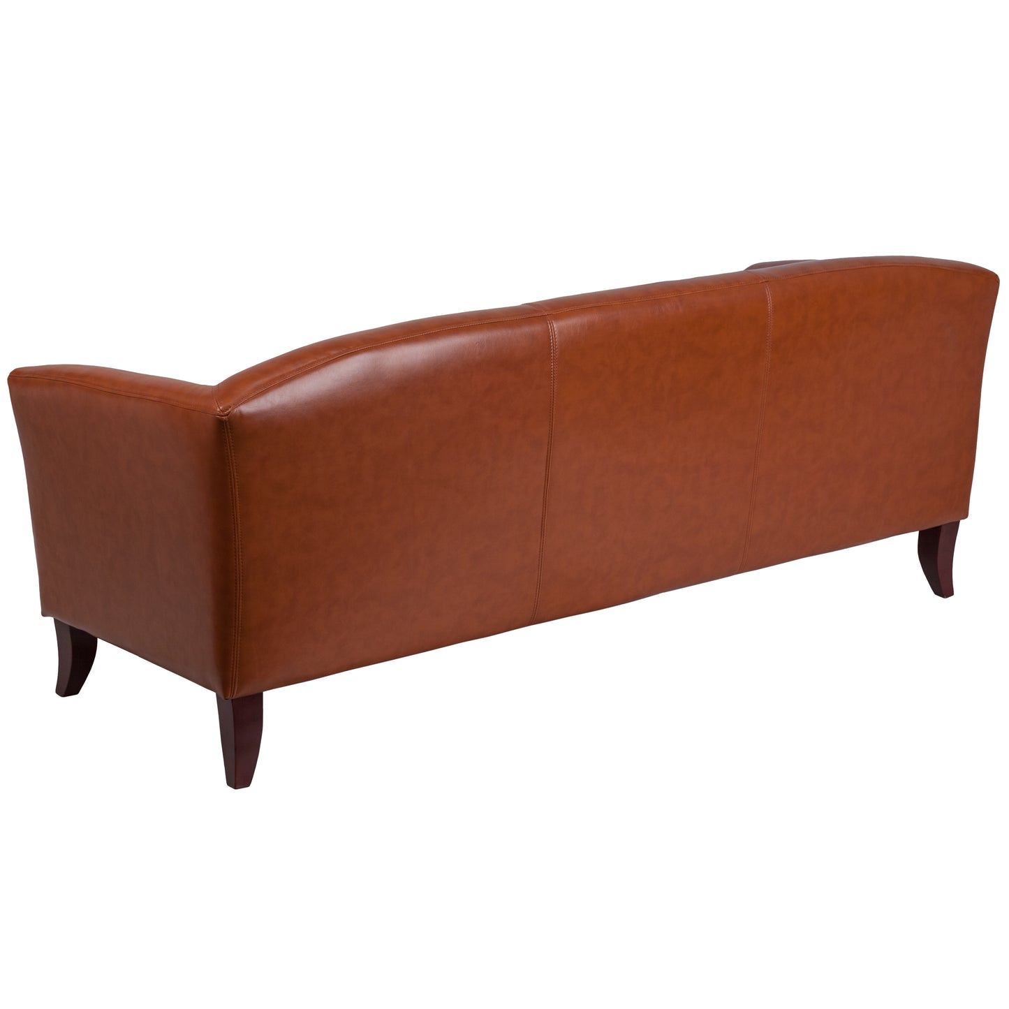 HERCULES Imperial Series Cognac LeatherSoft Sofa Cognac