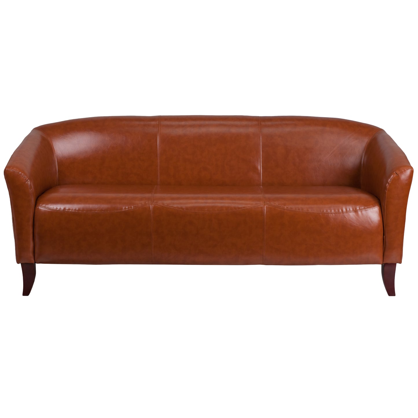 HERCULES Imperial Series Cognac LeatherSoft Sofa Cognac