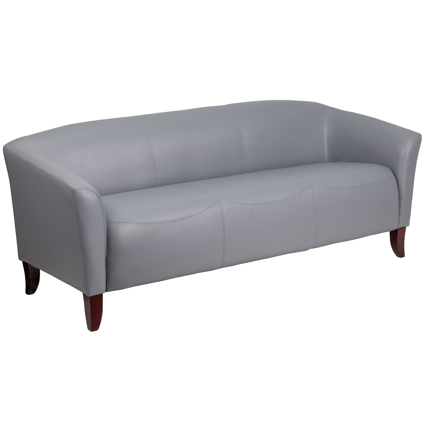 HERCULES Imperial Series Gray LeatherSoft Sofa Gray