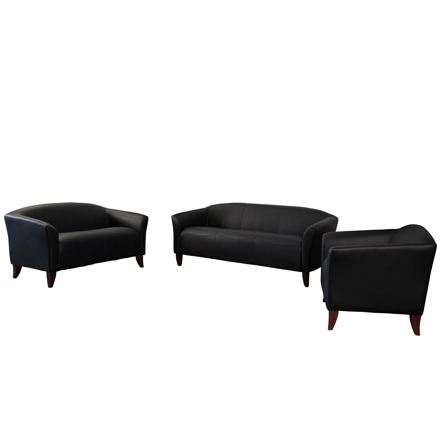HERCULES Imperial Series Reception Set in Black LeatherSoft Black