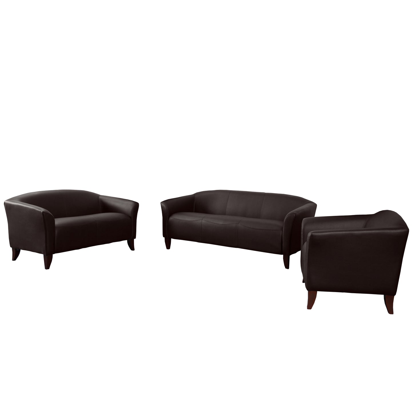 HERCULES Imperial Series Reception Set in Brown LeatherSoft Brown 111-SET-BN-GG