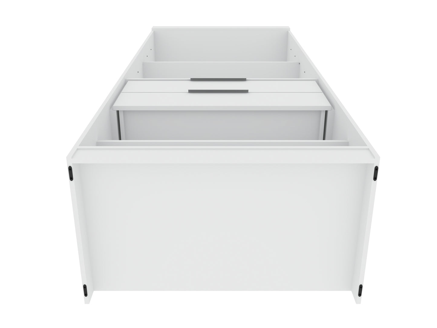 Mulberry Contemporary Modern 36" Wardrobe Closet in White - Set of 2 112GMC1
