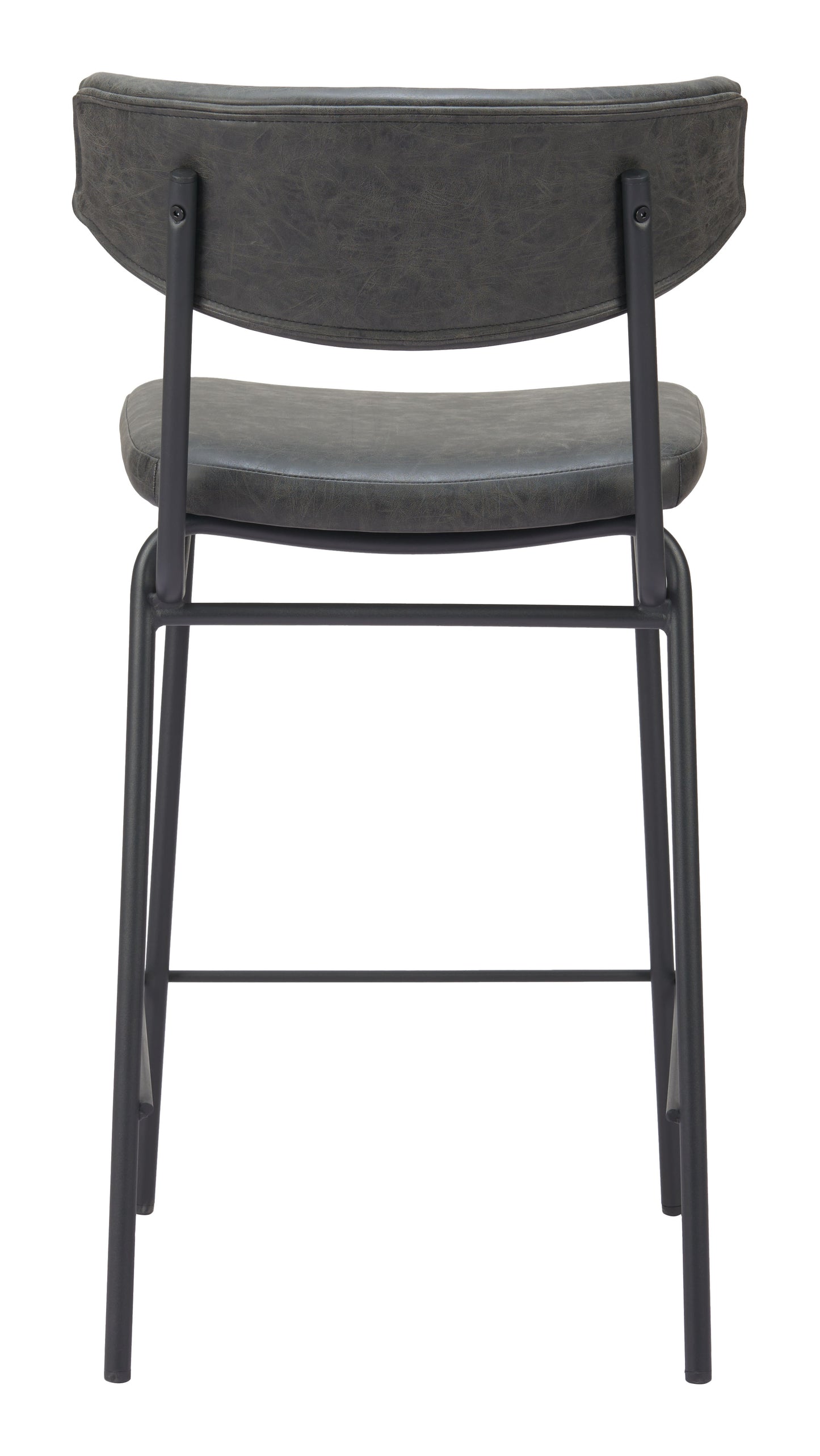 Charon Counter Stool (Set of 2) Vintage Black - 4